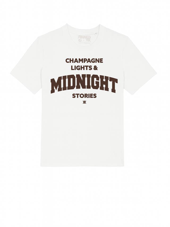 T-shirt Midnight Brown voor wholesale door PINNED by K