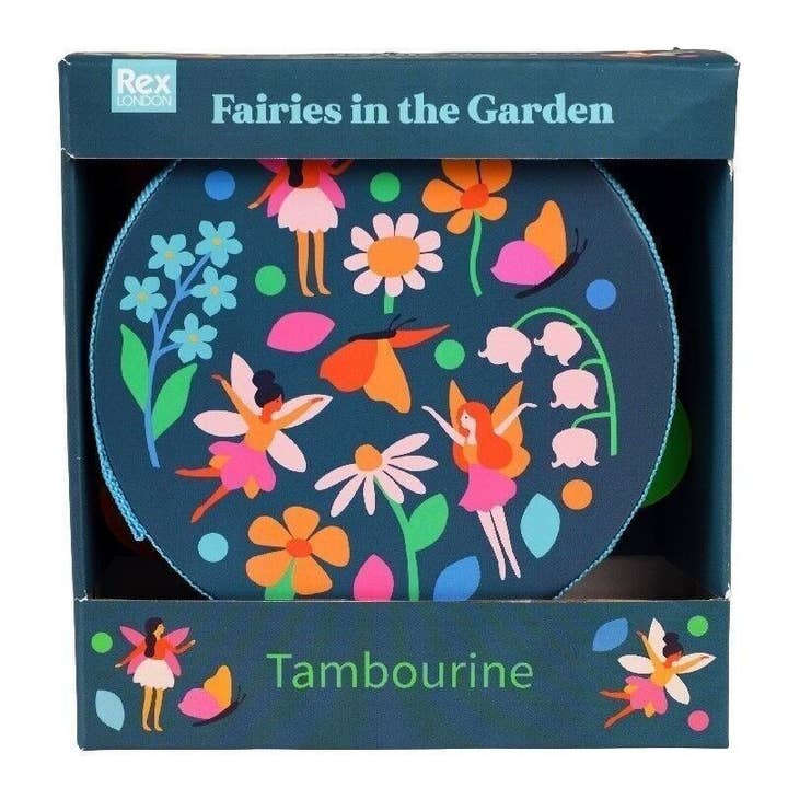 Children's Tambourine - Fairies In The Garden for wholesale by Rex B2B - UK