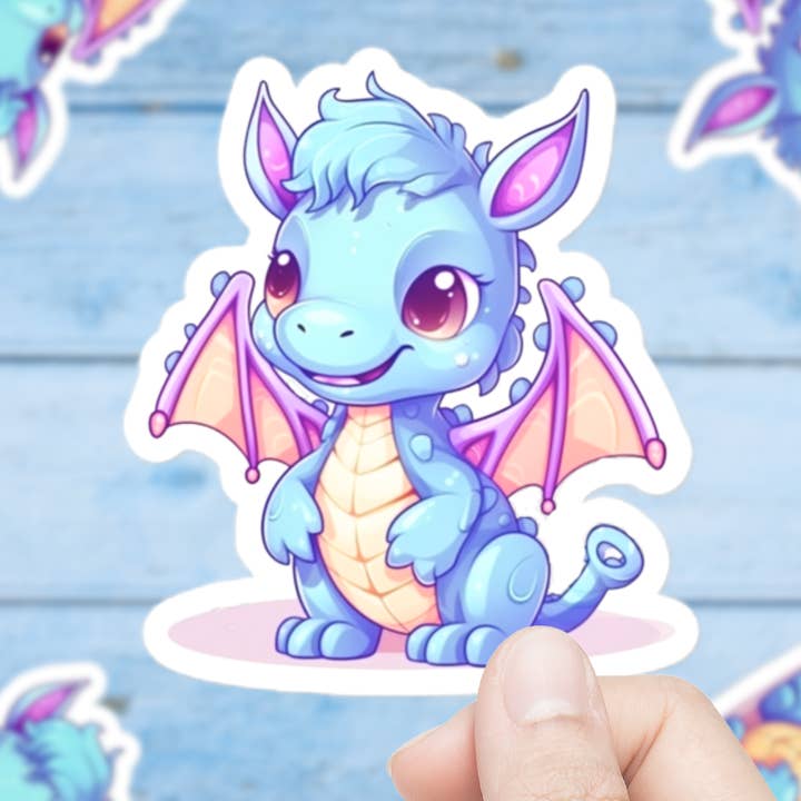 Söt Dragon klistermärke för wholesale av Mystical Clarity