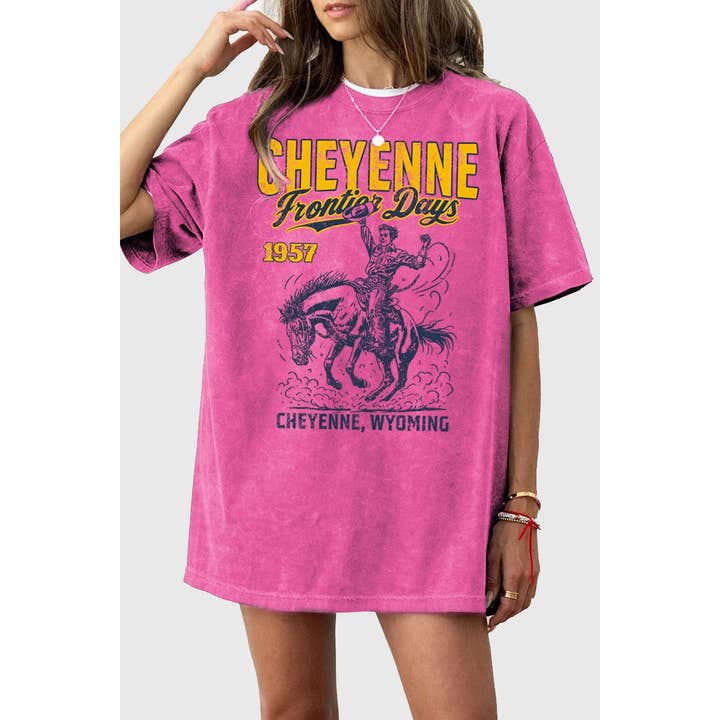 HRTandLUV - Wholesale T-Shirt (Graphic) - Women's - CHEYENNE OVERSIZED MINERAL GRAPHIC TEE2