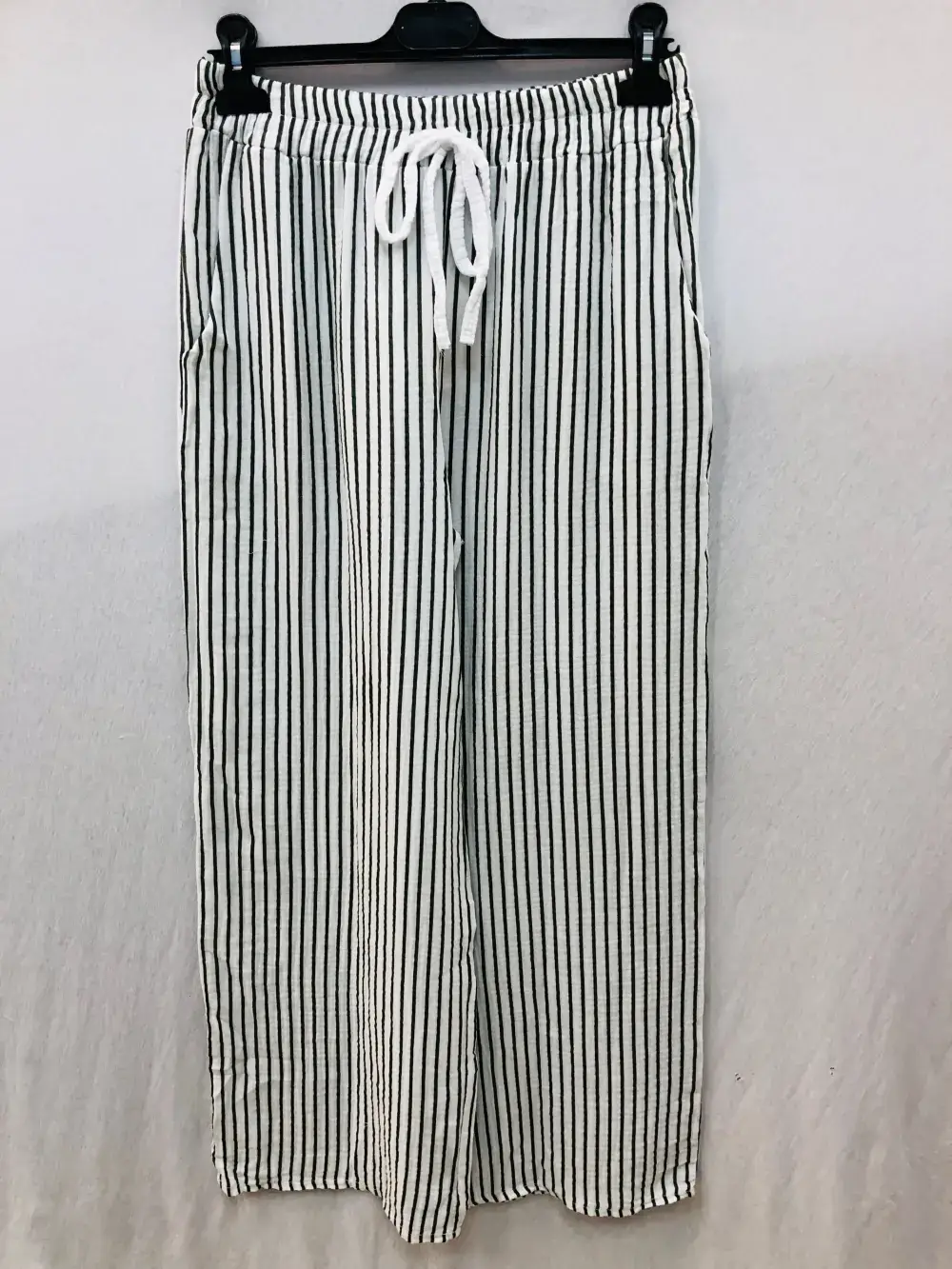 Mimi & Gogo - Wholesale Pants - Women's - Cotton gauze pants with stripes @906771_PaGazeRayure3