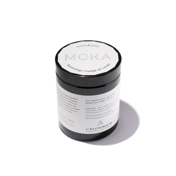 MOKA - Gommage visage et corps au café pour la vente par Soin de Soi