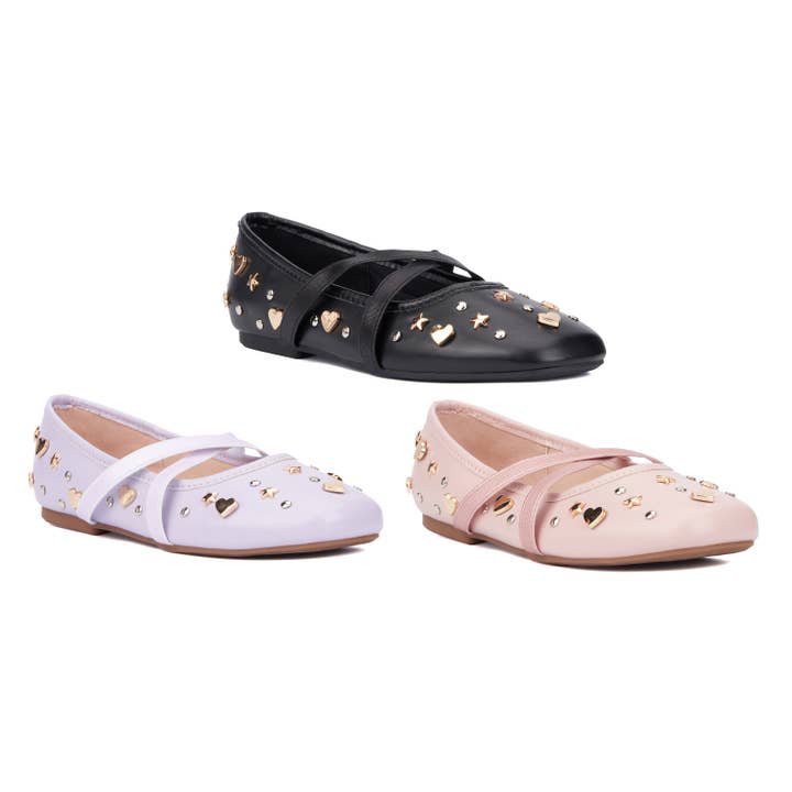 Olivia Miller Girl's Atomic Vibe Ballet Flats for wholesale by S3 Holding