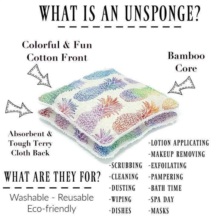 Cupid’s Arrows Unsponges (Bamboo Core) for wholesale by Crafted with Some Crazy