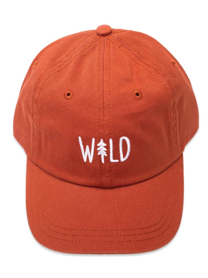 Wild Pine Dad Hoed | Burnt Orange voor wholesale door Keep Nature Wild