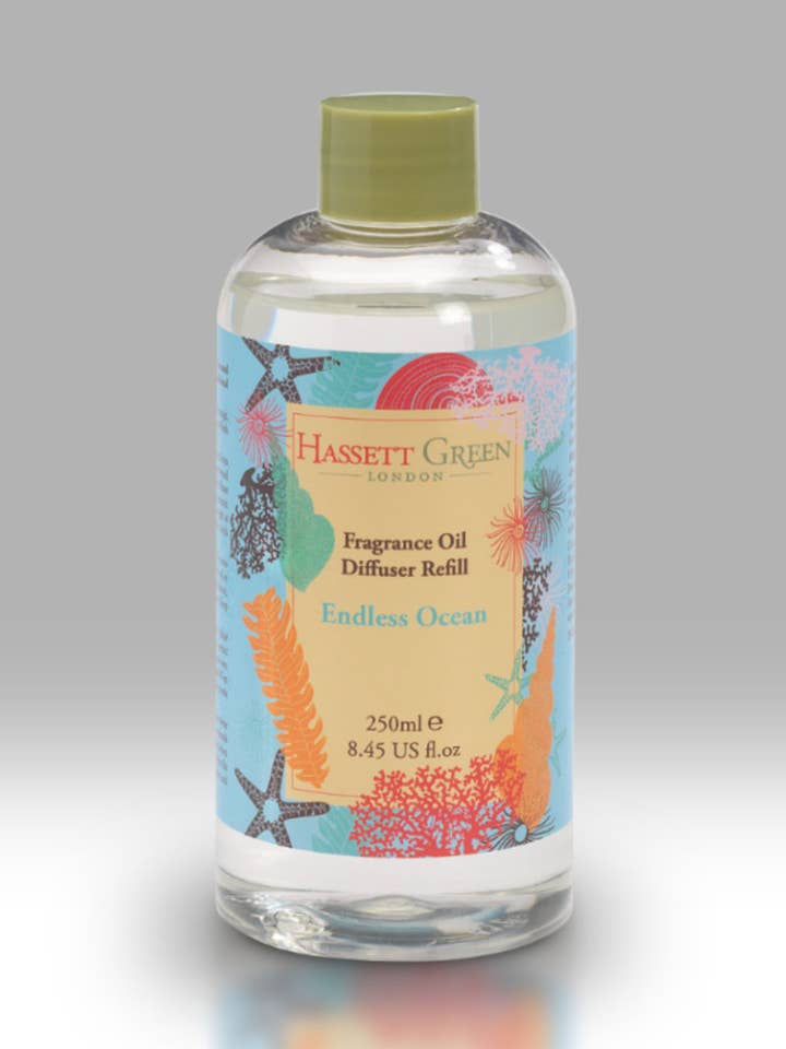 Endless Ocean Premium Fragrance Oil 250 ml - Pack of 4 for wholesale by Nobile Glassware Ltd.