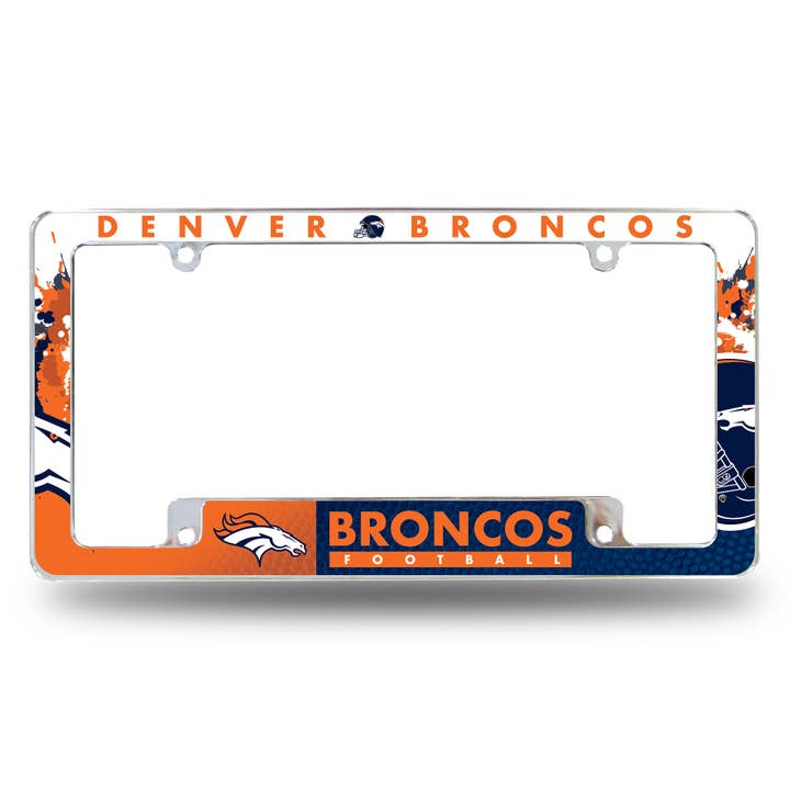 Denver Broncos All Over Chrome Frame for wholesale by Rico Industries