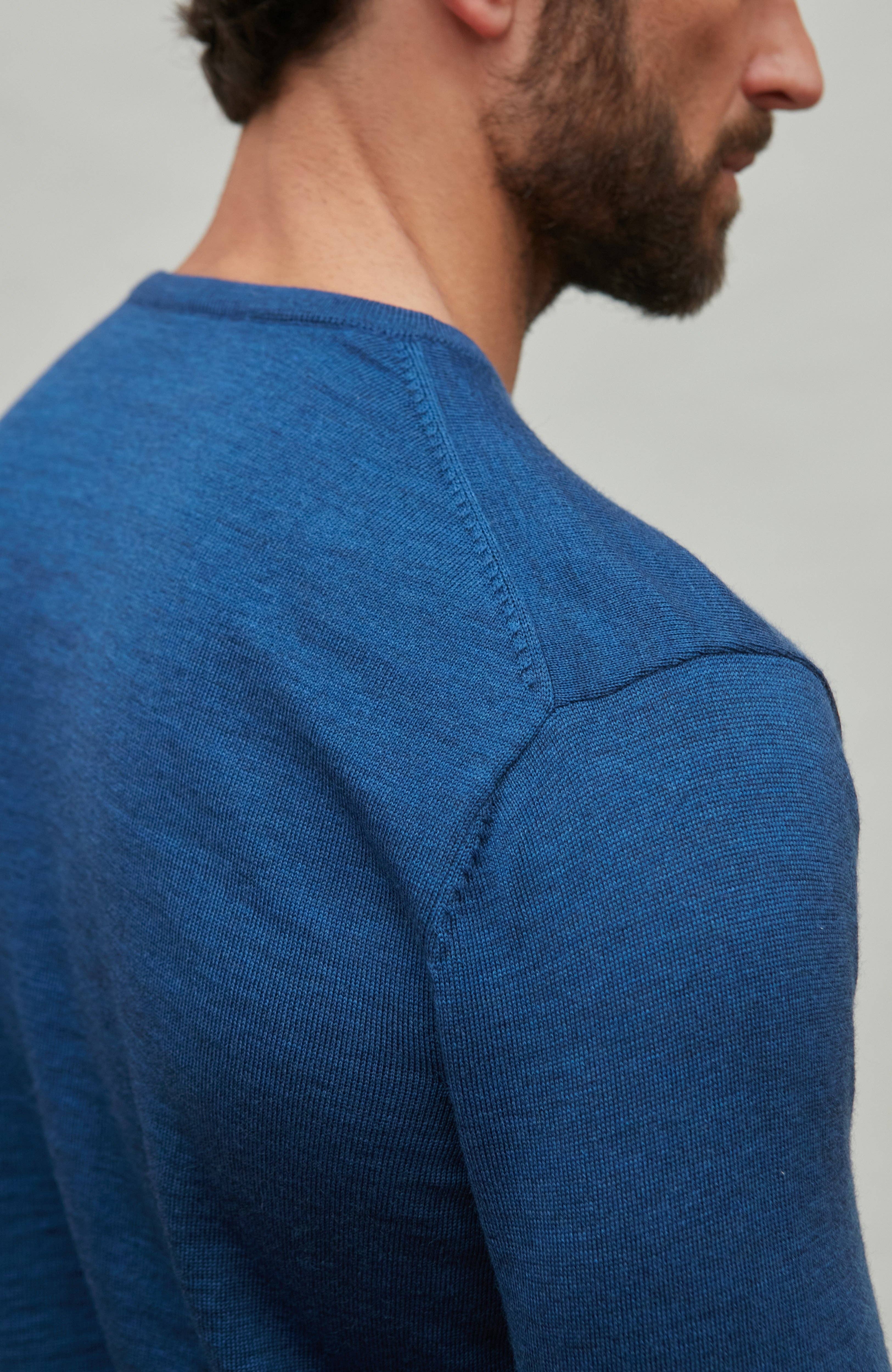 Paul James Knitwear – wholesale Knitted jumper – Men′s – Mens Extra Fine Merino Wool Crew Neck Jumper34