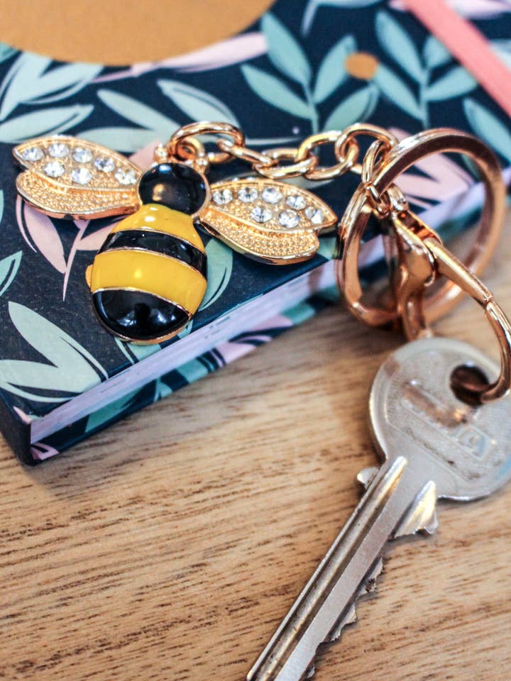 Portachiavi grande Bee Diamante per la vendita all'ingrosso da parte di Wildtouch