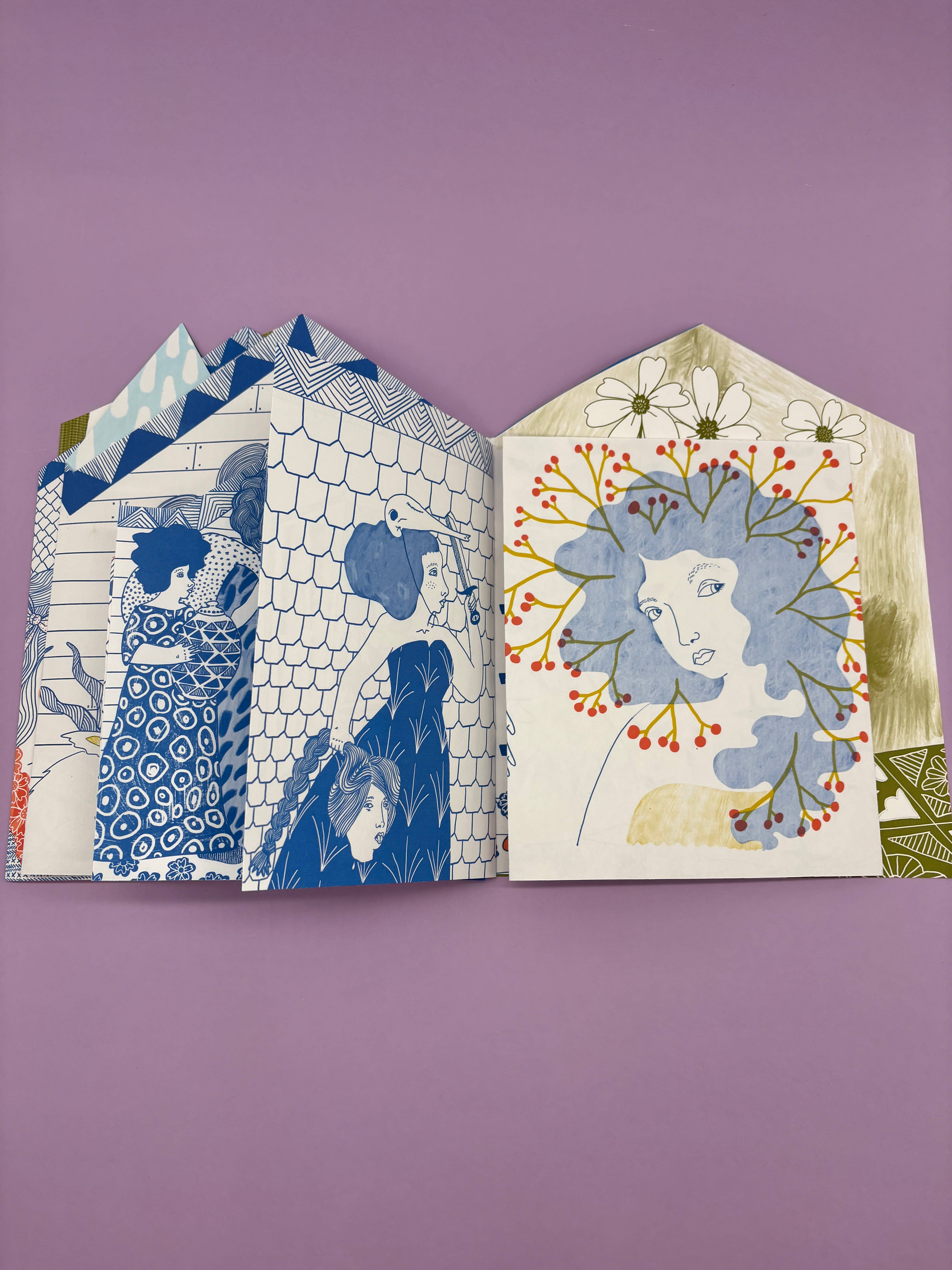 Erika Rier - Wholesale Magazine - Pageant - A Fold Out Art Zine8