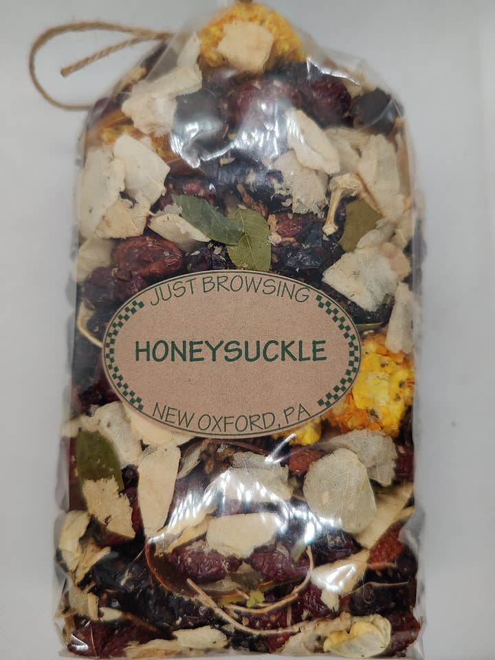 Scented Potpourri with Rosehips - Honeysuckle - Bulk for wholesale by Just Browsing, LLC