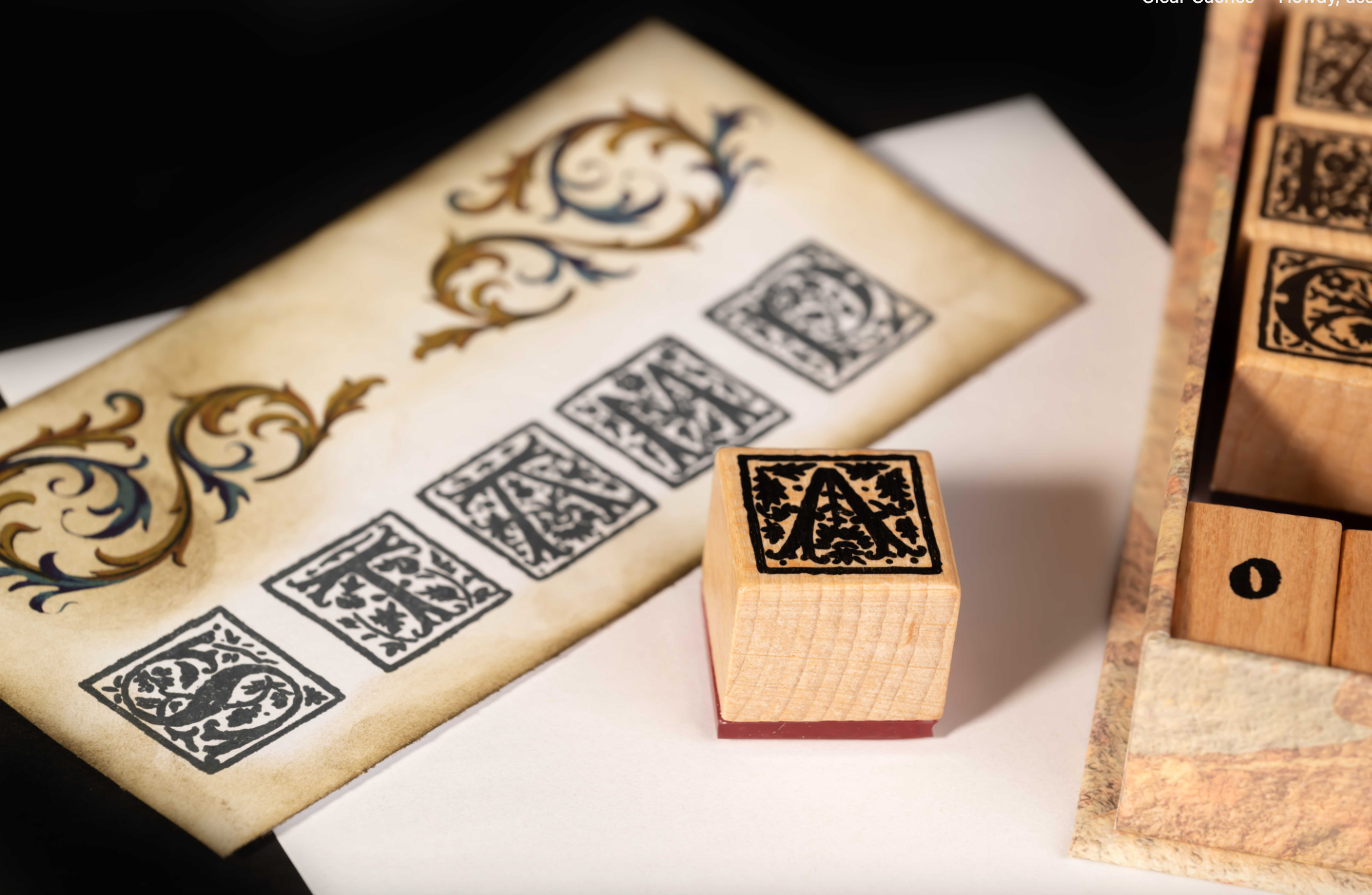 CoraCreaCrafts - Wholesale Rubber/Decorative Stamp - Alphabet Stamp Set2