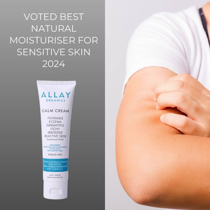 Allay Organics - Vendita all'ingrosso Unguenti/Balsami/Creme curative - Crema calmante per psoriasi, eczema, dermatite con vitamina D3