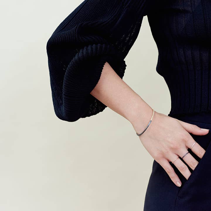 Colleen Mauer Designs - Wholesale Band/Stacked Ring - 1mm Wide Monotone Stacking Ring13