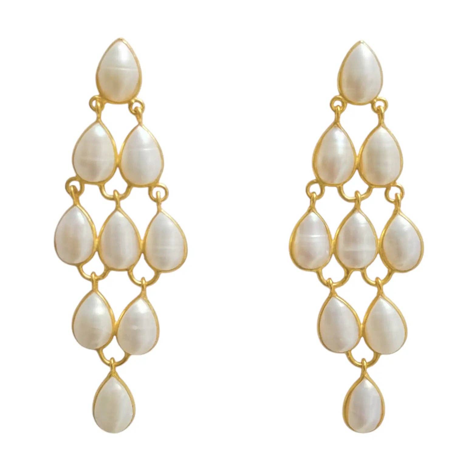 ACUS - Wholesale Dangle Earrings - Roselia Pearl Earrings0