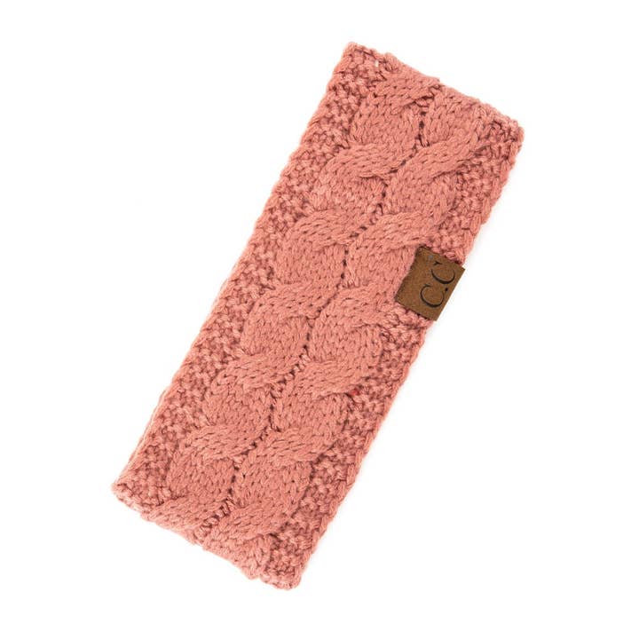 Hana - Wholesale Fashion Headband - Women's - C.C Cable Knit Solid Headband22