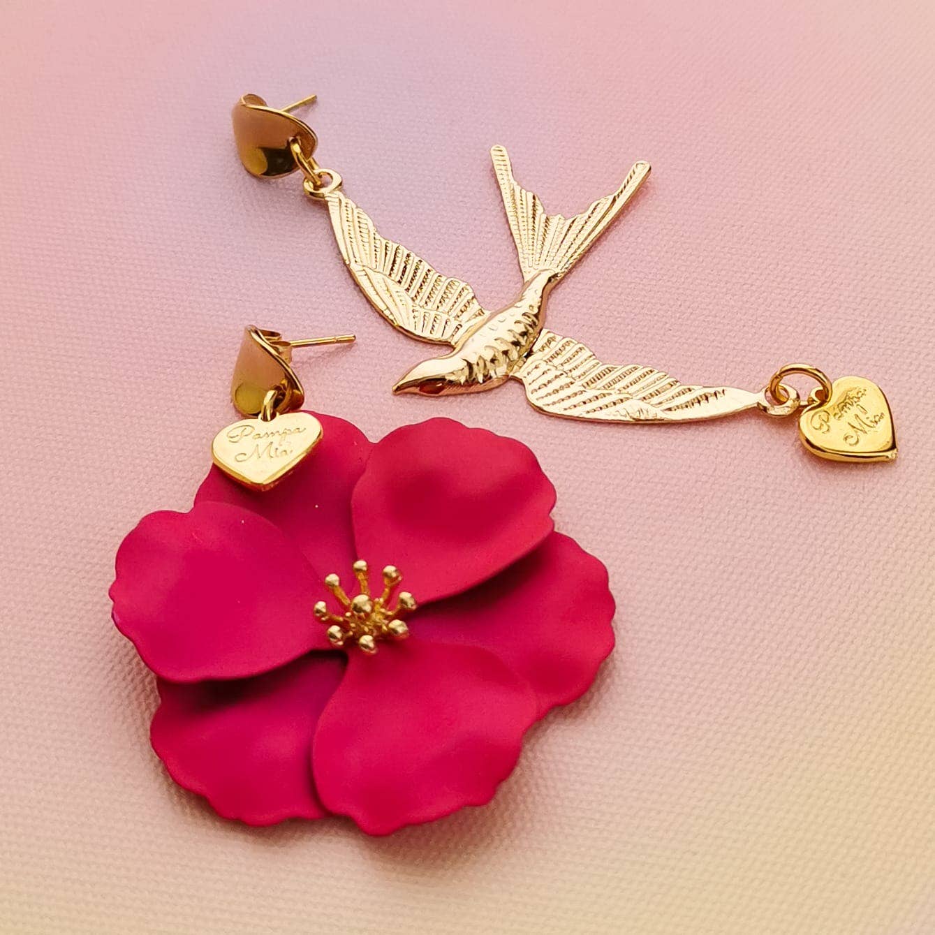 Pampa Mia - Wholesale Dangle Earrings - Swallow & Flower Earrings1