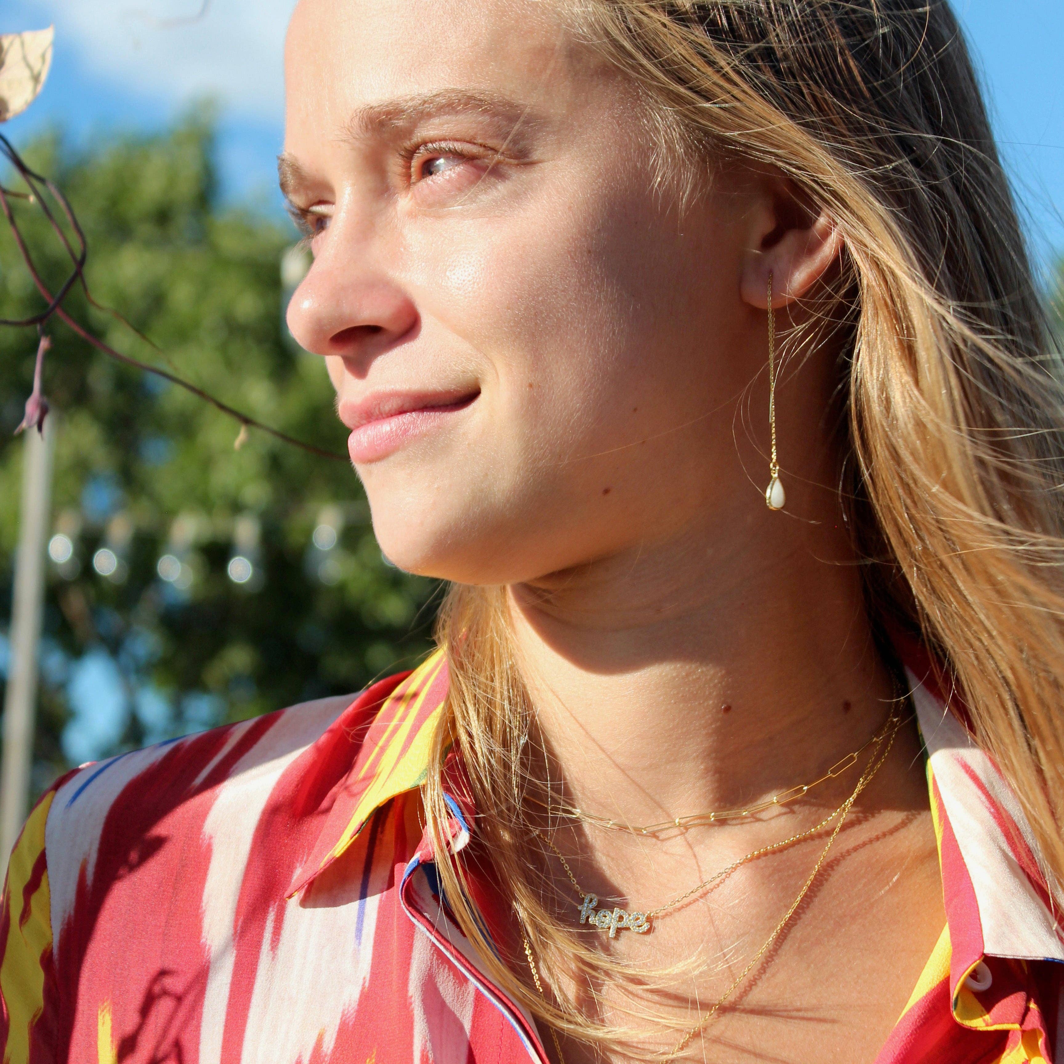 Adornia - Wholesale Link & Chain Necklace - Paper Clip Oval Link Layering Necklace silver gold8