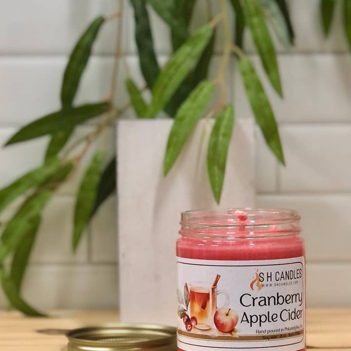 S H Candles - Wholesale Wax Melt - Cranberry Apple Cider Soy Candle Collection3