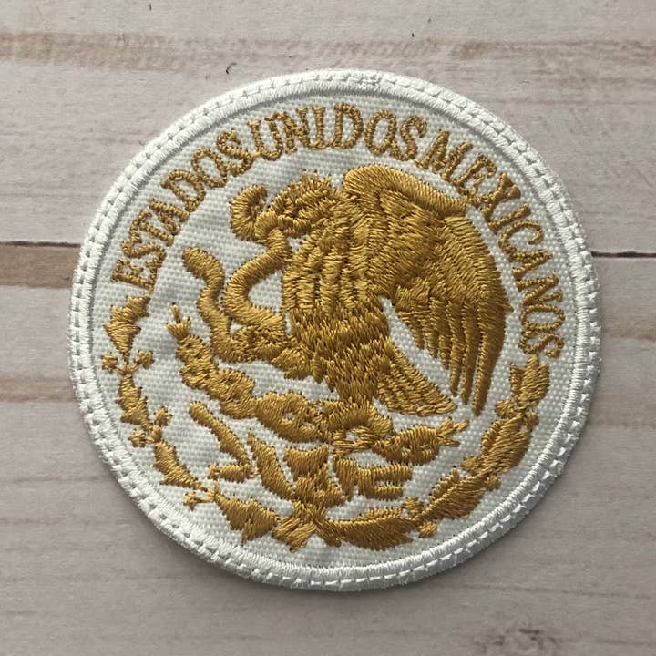 Mexico Gold Emblem for wholesale by Viva Greetings