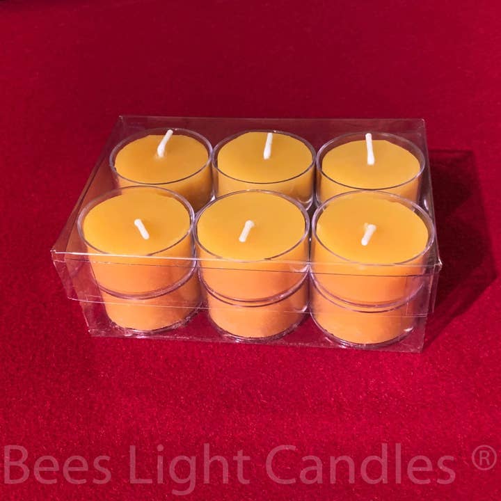 100 Pack of Clear Tealight Candle Boxes - Holds 12 Candles Per Box for wholesale by Bees Light Candles
