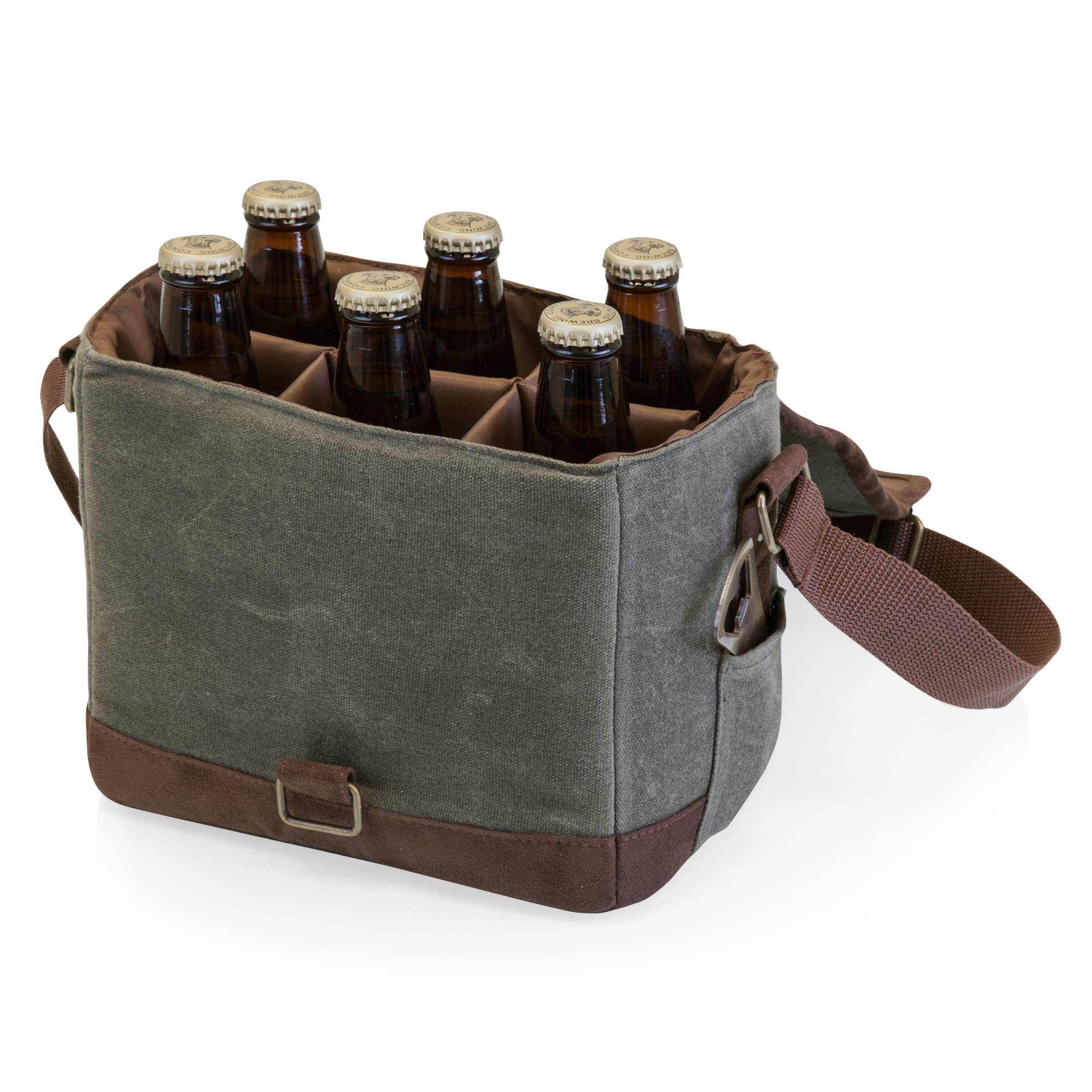 Picnic Time Family of Brands - Wholesale Beer/Wine Caddy - Craft Beer Caddy  Cooler Tote with Opener17