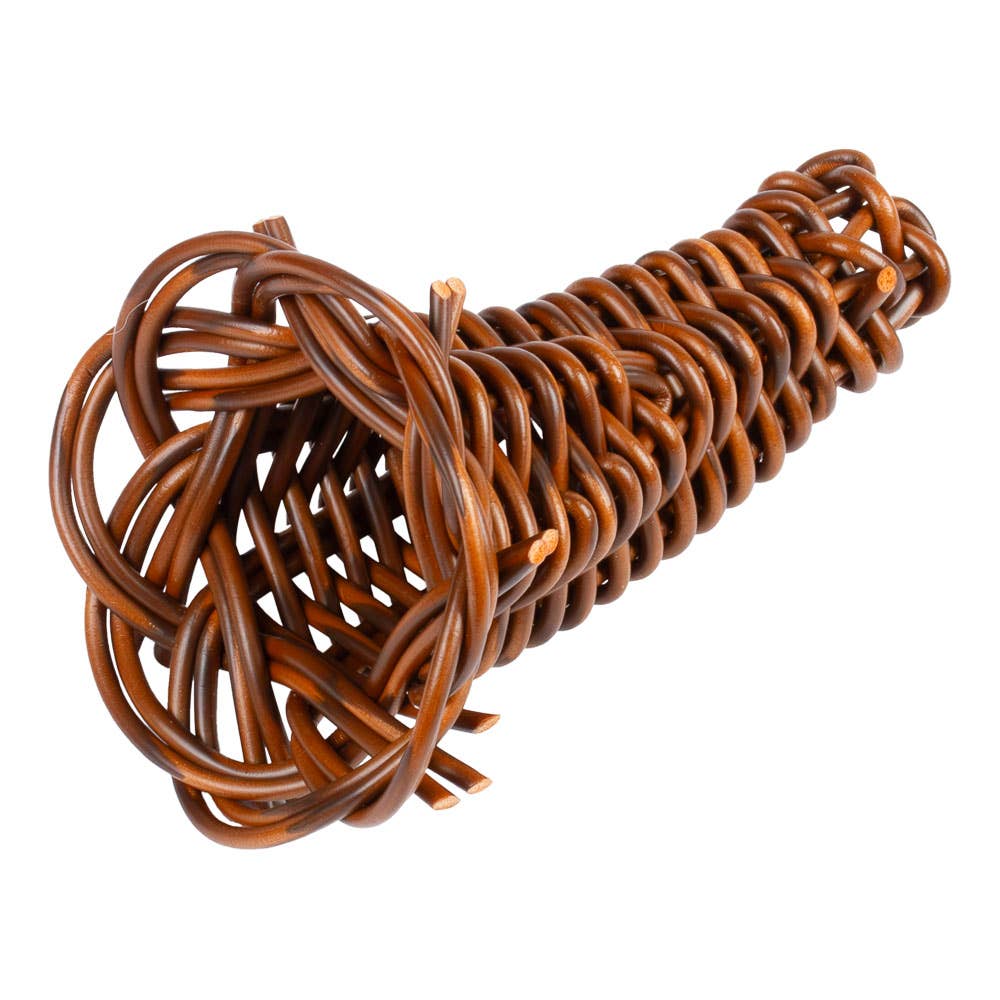 Factory Direct Craft - Wholesale Basket - 4" Mini Thanksgiving Cornucopia Horn of Plenty Basket 4