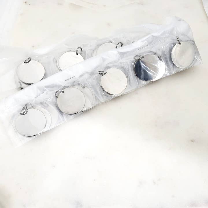 SoulfulMemory – wholesale Craft supplies – Wholesale laser engraving Round shape Metal Blanks