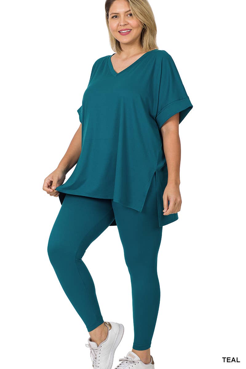 42POPS - Wholesale Lounge Set - Women's - `.Plus Microfiber Lounge Wear 2 Pc Set63