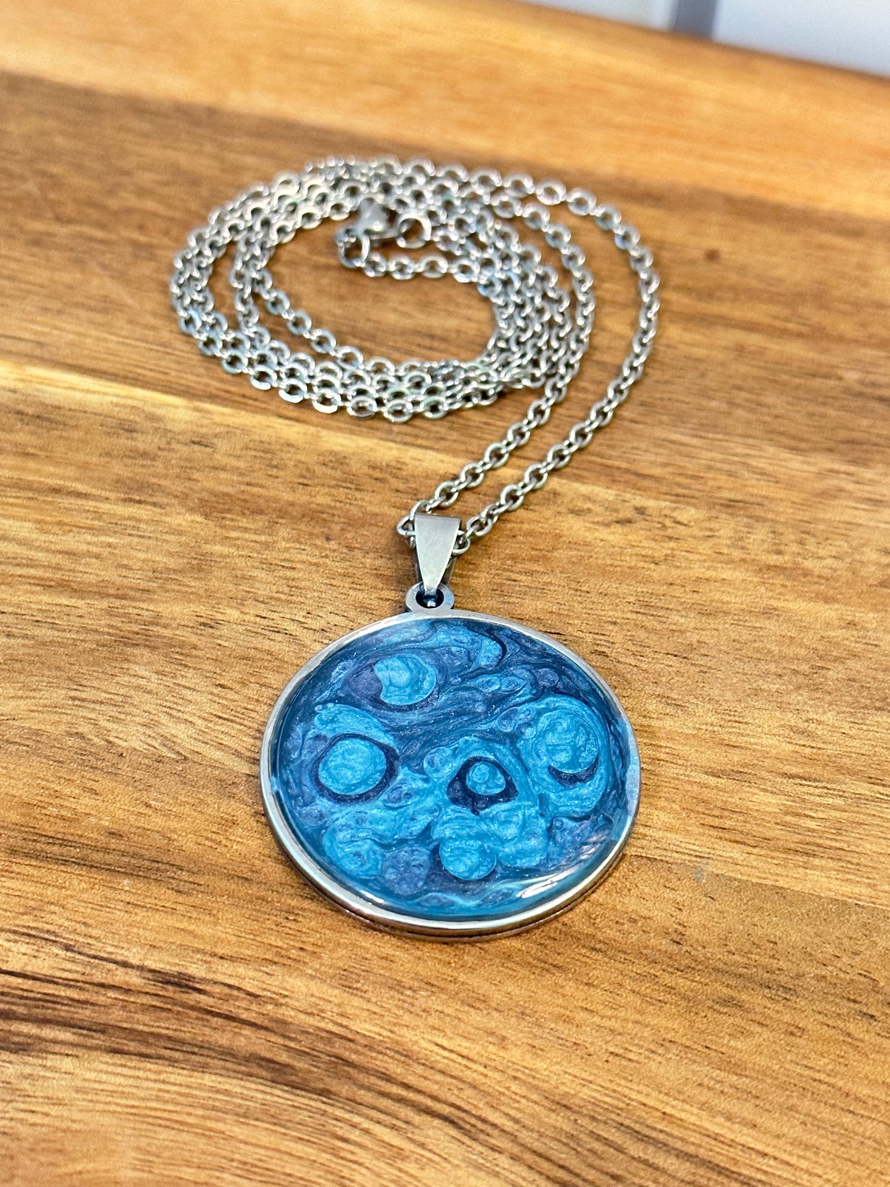 Three Dandelion Wishes - Wholesale Pendant/Charm Necklace - Hand Painted Pendant Necklace5