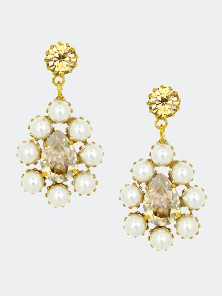 Devyn oorbellen voor wholesale door Krystal London