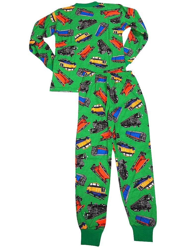Eastern Off Price - Wholesale Sleepwear Set - Kids - Sara's Prints Boys Long Sleeve 100% Cotton 2 Piece Pajama Se14