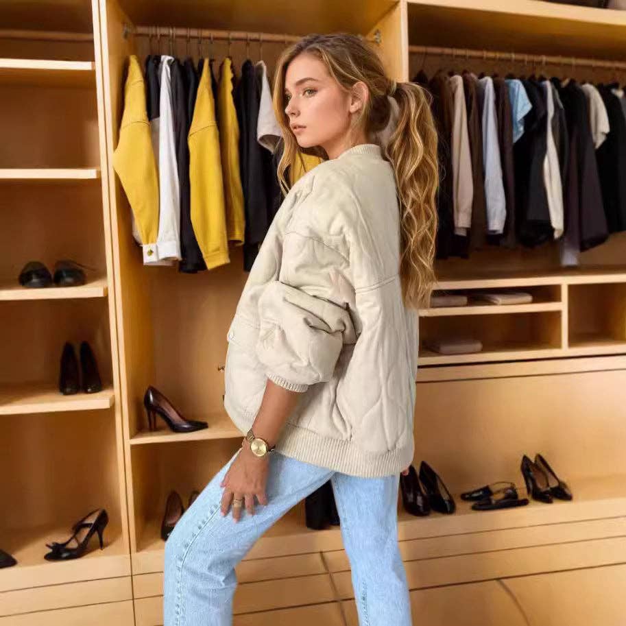 Sweetkama – wholesale Jacket – Women's – Ladies Solid Color Botton Open Jacket 35248