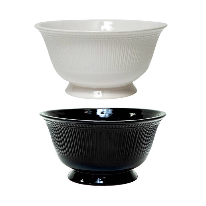 Jacobson - Wholesale Decorative Plate/Dish/Bowl - 8.25"D Glossy Ceramic Pedestal Bowl