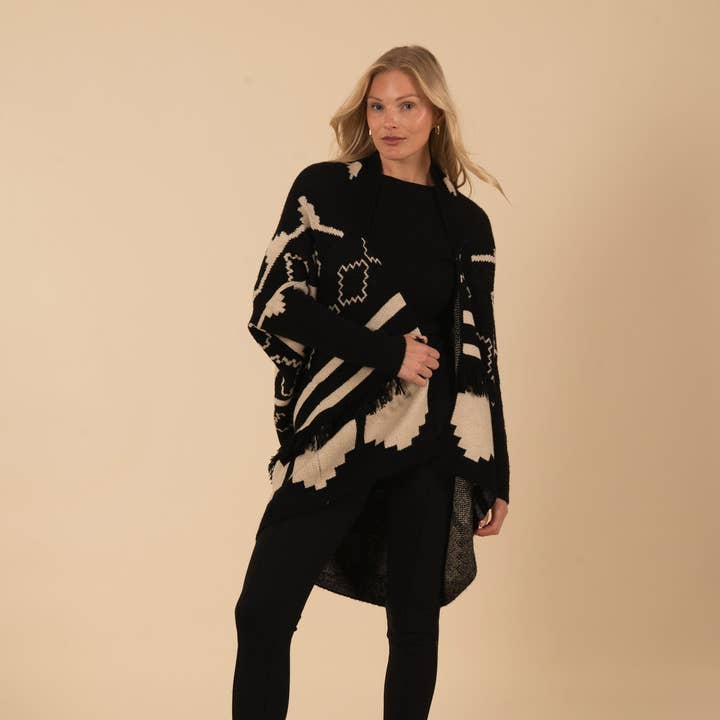 Sonora Fringe Shawl for wholesale by Vertigo Usa