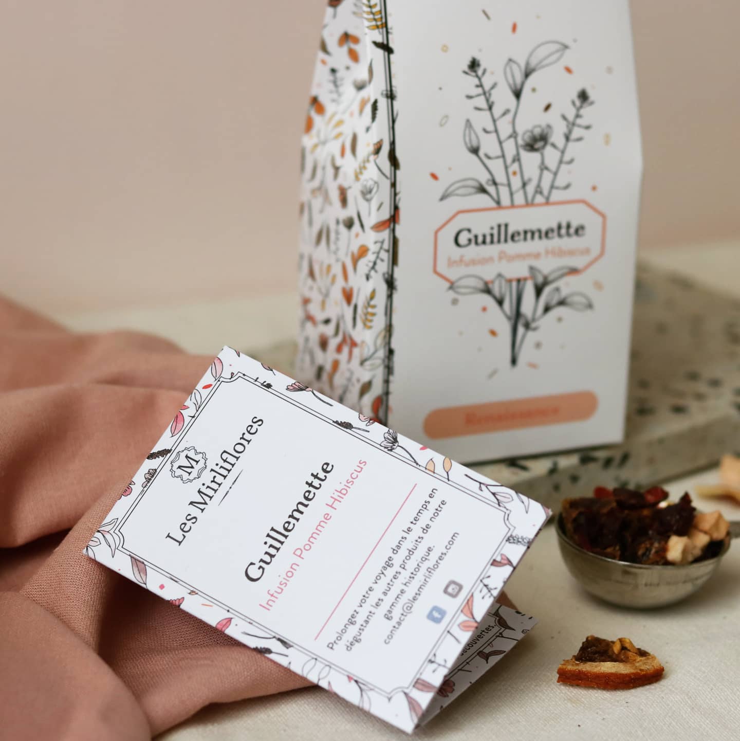 LES MIRLIFLORES - Wholesale Health/Detox Tea - Hibiscus apple infusion 50gr2