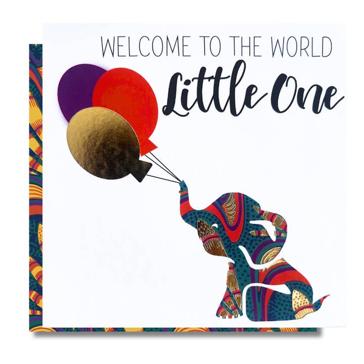 Little one | Vibrance Collection - New Baby card for wholesale by AfroTouch Design