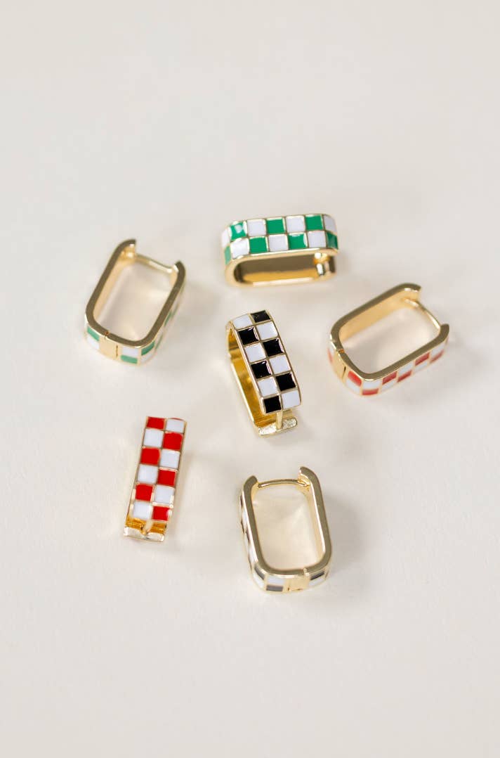 TLD Designs - Wholesale Huggie Earrings - Danielle’s gameday