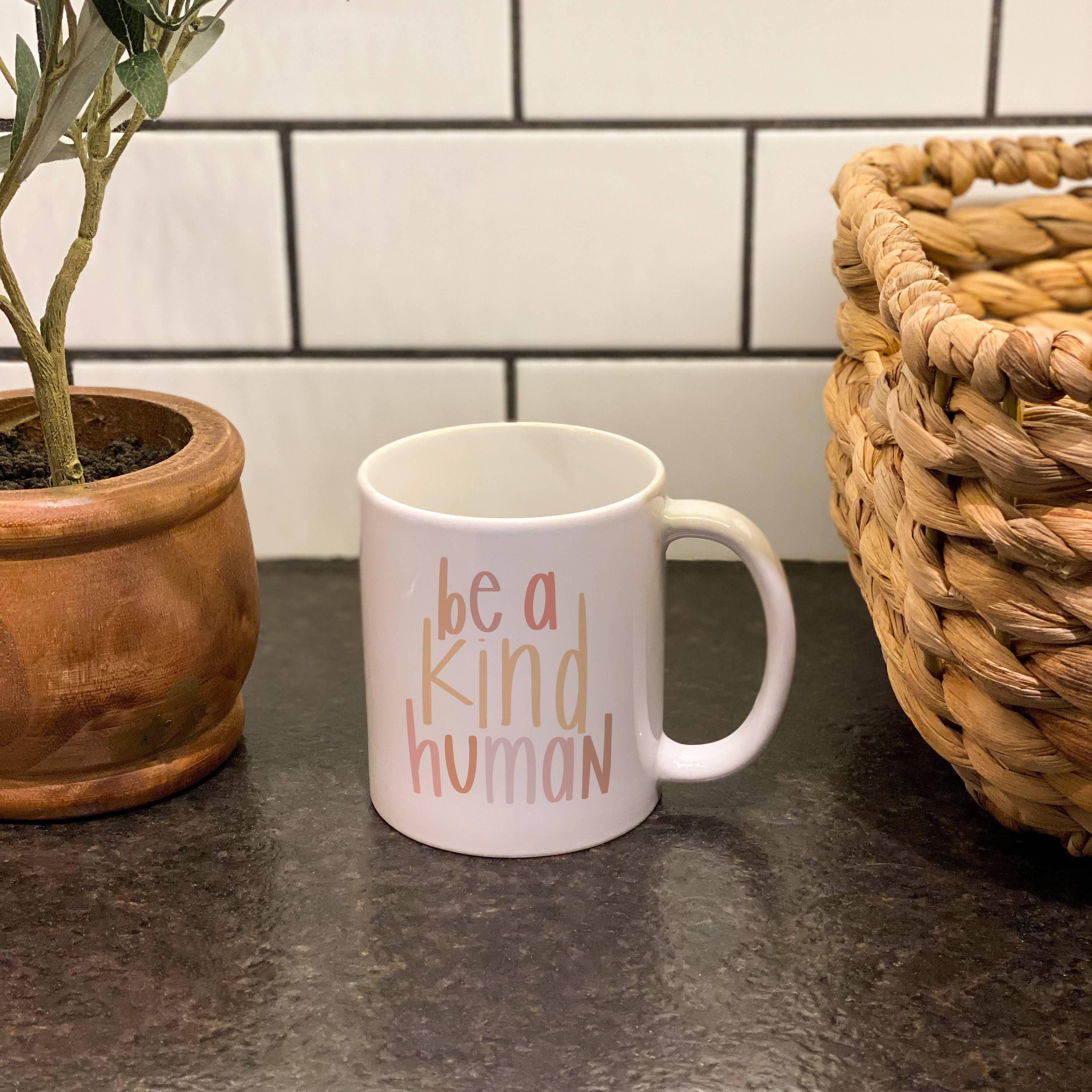 swaygirls - Wholesale Coffee Mug - Be a kind human coffee mug | Kindness mug | Be kind mug2