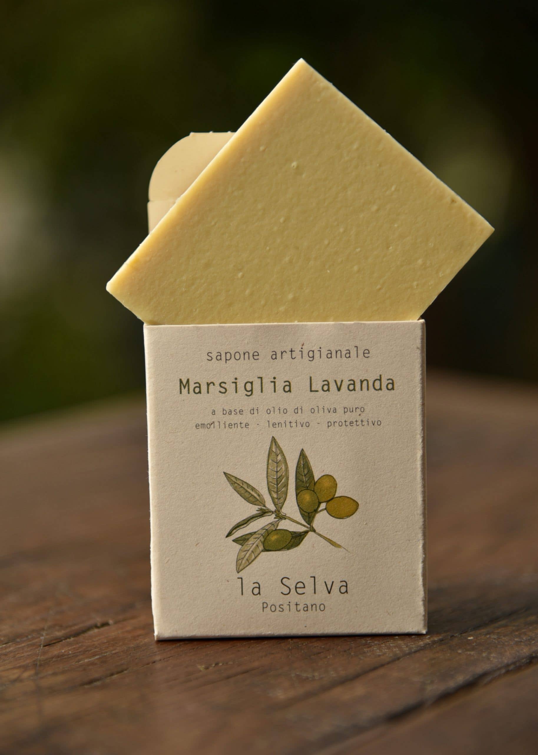 La Selva Positano Cosmetici Naturali - Wholesale Bar Soap - MARSEILLE LAVENDER SOLID SOAP1