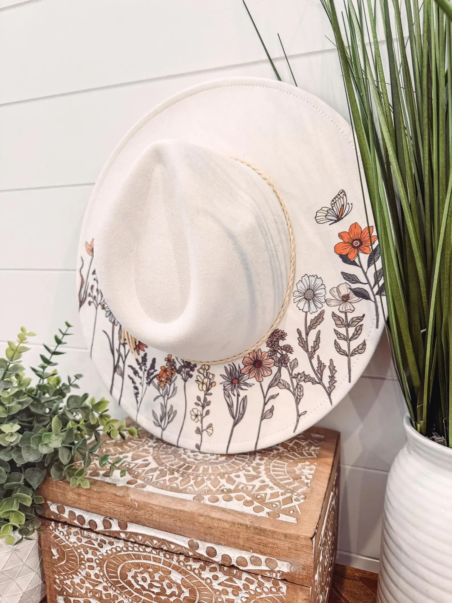Willie & Dolly Designs - Wholesale Fedora - Women's - Floral Print Hat2