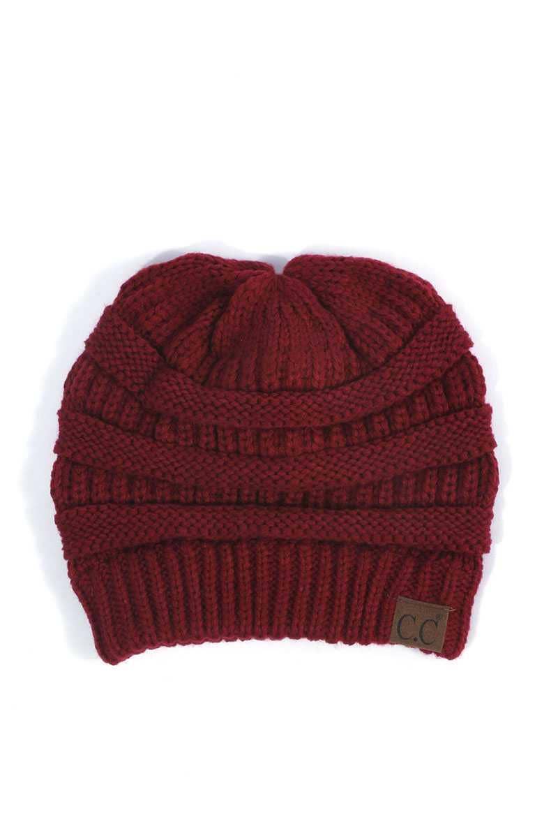 Oblige by G – Großhandel Beanie – Damen – Klassische Strickmütze mit C.C.-Etikett HAT-20A60