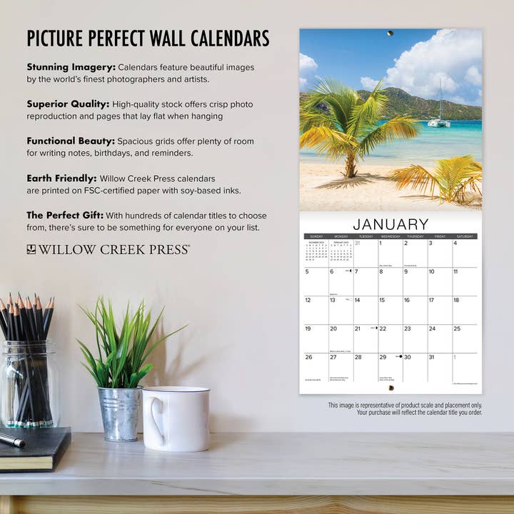 Willow Creek Press & Gifts – Engroshandel Kalender – Astrologi 2025 Vægkalender