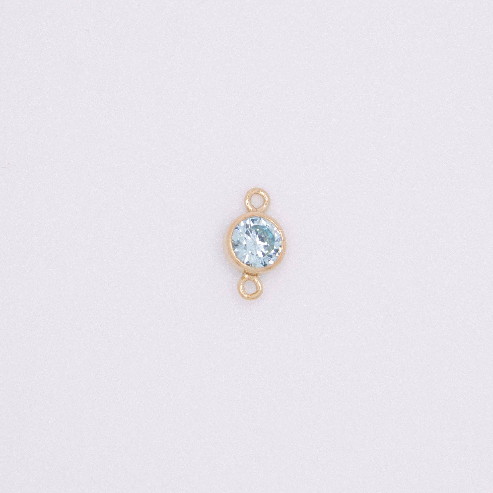 TPAIGE Jewelry - Wholesale Individual Charm/Pendant - Gold Filled Birthstone Connector1