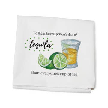 tequila flour sack towel for wholesale by Tina Labadini Designs
