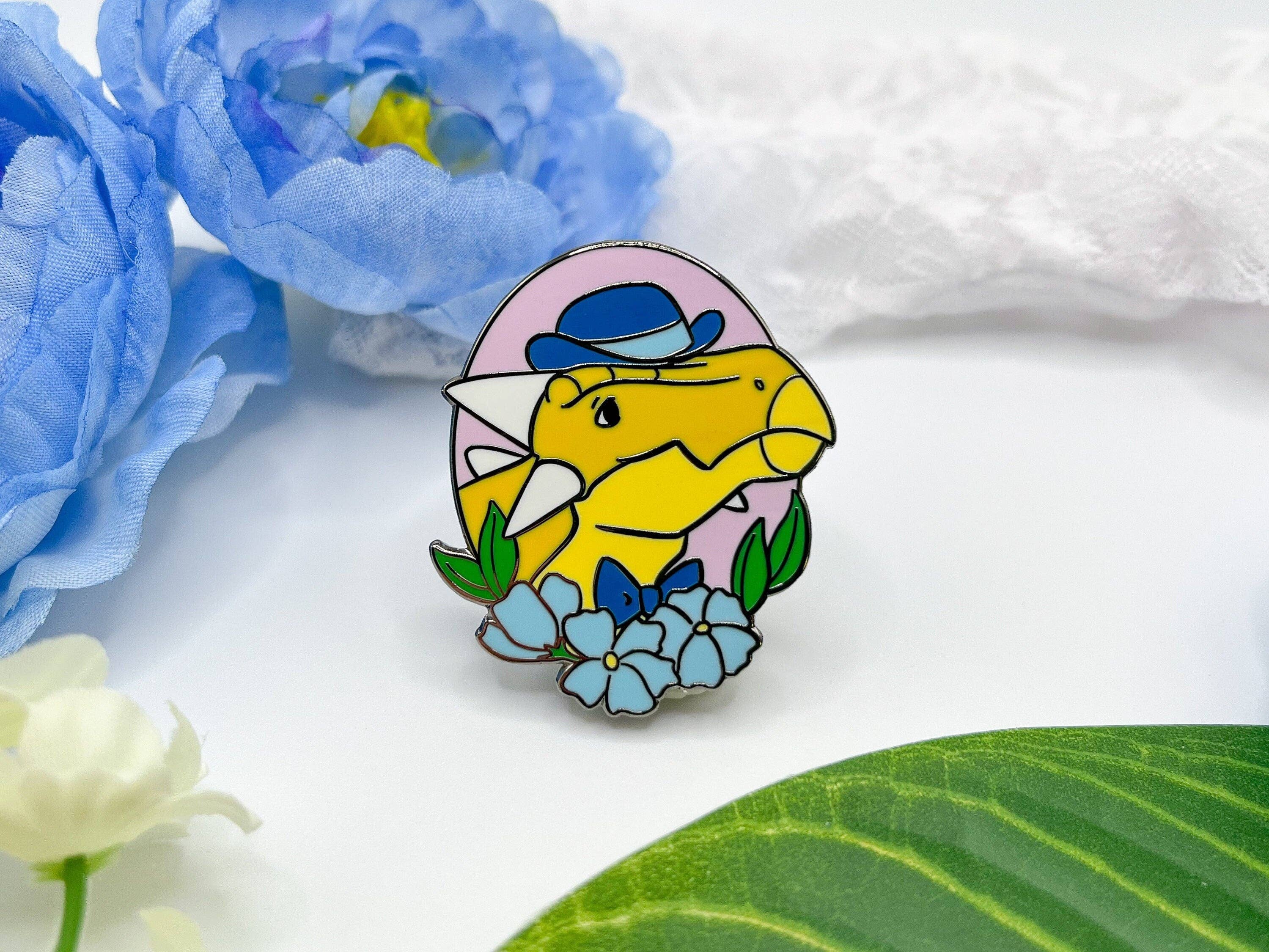 Geekly Whimsical - Wholesale Lapel Pin/Button - Dapper Dinos - Arthur Ankylosaurus Enamel Pin6