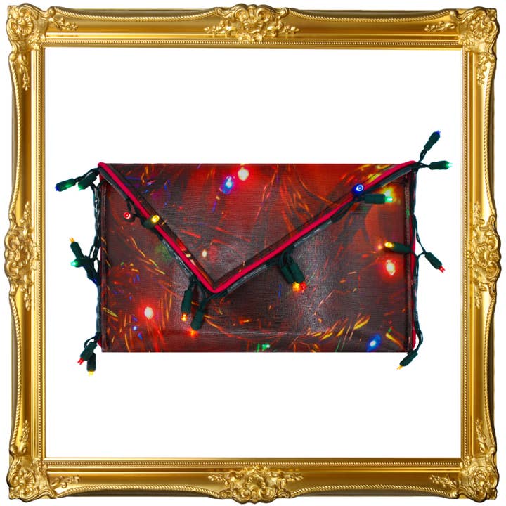 Borsa a tracolla Holiday Lights - Fatto a mano negli USA per la vendita all'ingrosso da parte di Kent Stetson Handbags