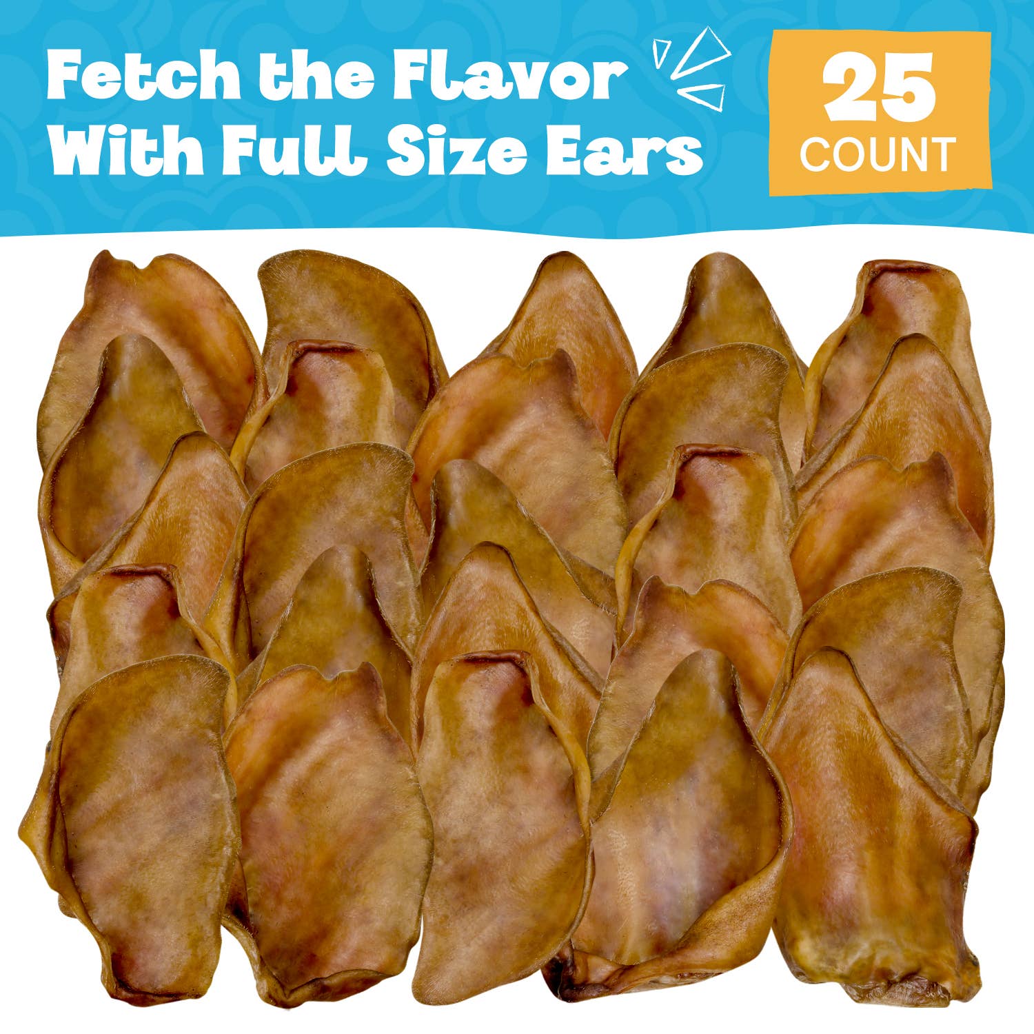 FETCHERONI - Wholesale Pet Treats - Dog - Pig Ears For Dogs, Whole Large5