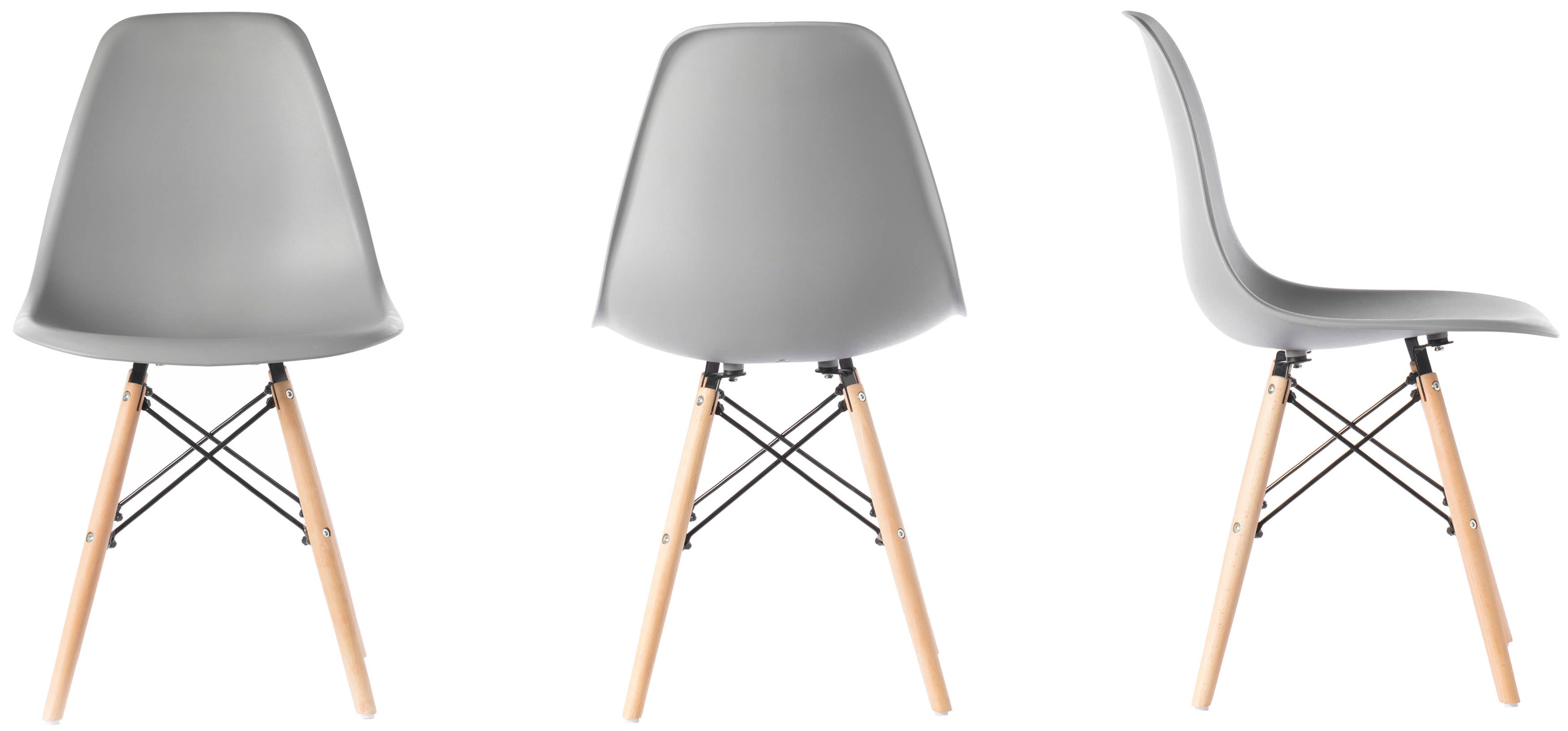 Quickway Imports - Wholesale Chair - Plastic DSW Shell Dining Chair with Wooden Dowel Eiffel Legs13