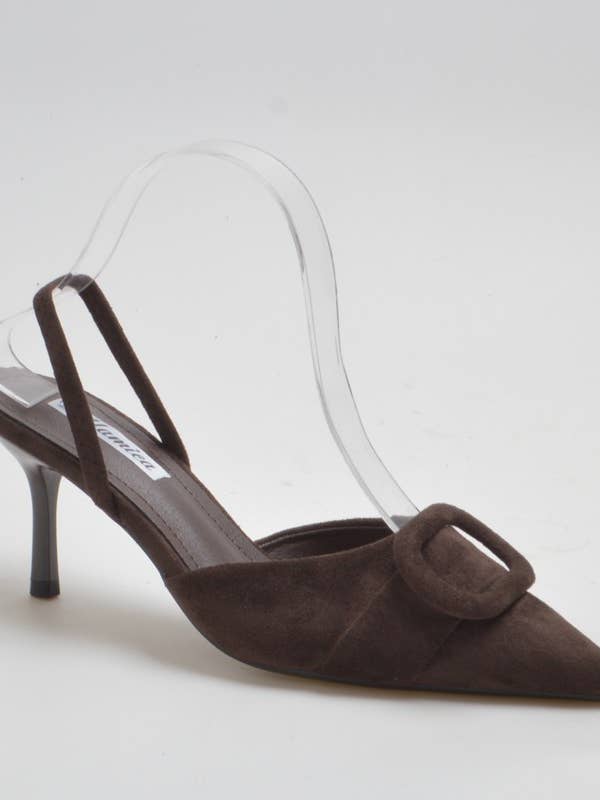 ESCARPIN DE FÊTE EN DAIM pour la vente par SWEET MAGIC SHOES & BAGS